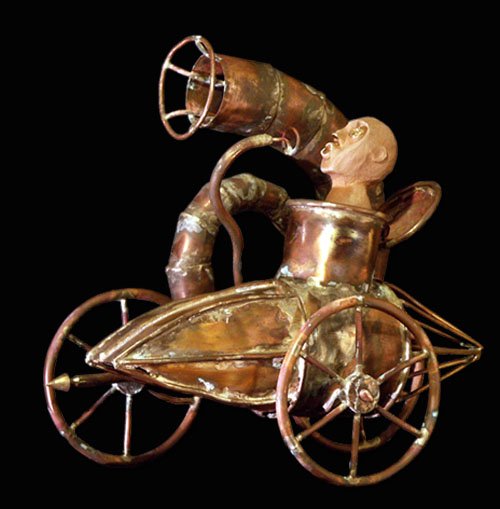 Petr tech - Pan Trumpeta (keramika, m, vka 24 cm)